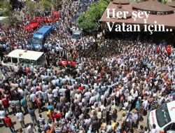 Gözyaşları sel oldu
